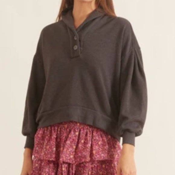 NWT Xirena Kass Sweatshirt in Ember - Sold Out - Picture 2 of 4